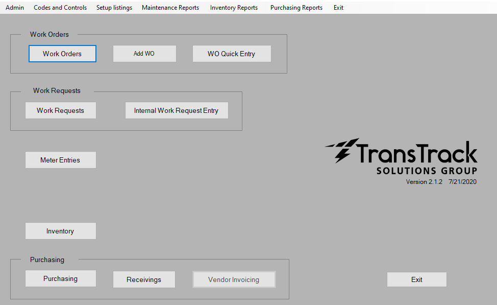 TransTrack Facilities Software